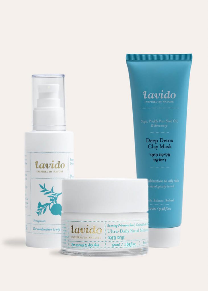 Lavido care set for oily skin